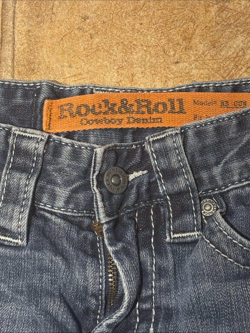 Rock&RollClassic Straight-Leg Blue Jeans cowboy - Picture 2 of 12